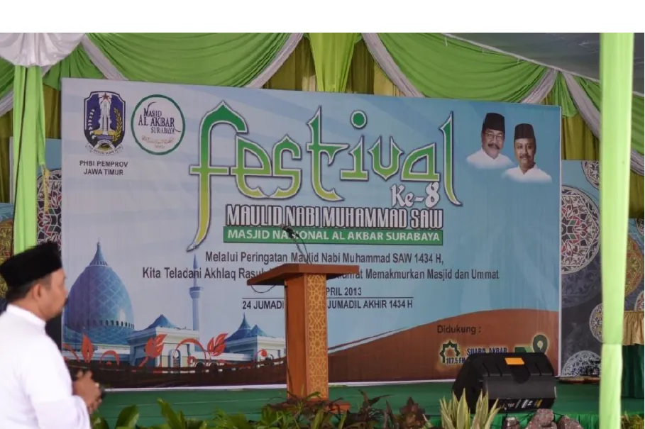 FESTIVAL MAULID Nabi Muhammad SAW 1434 H di Masjid Al-Akbar Surabaya